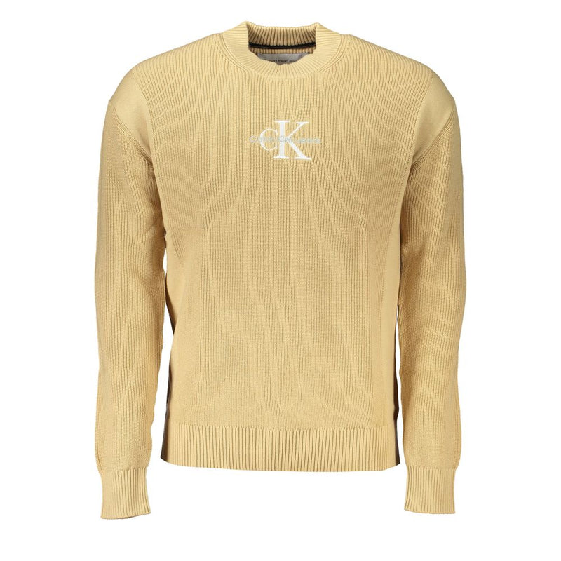 Beige Cotton Sweater