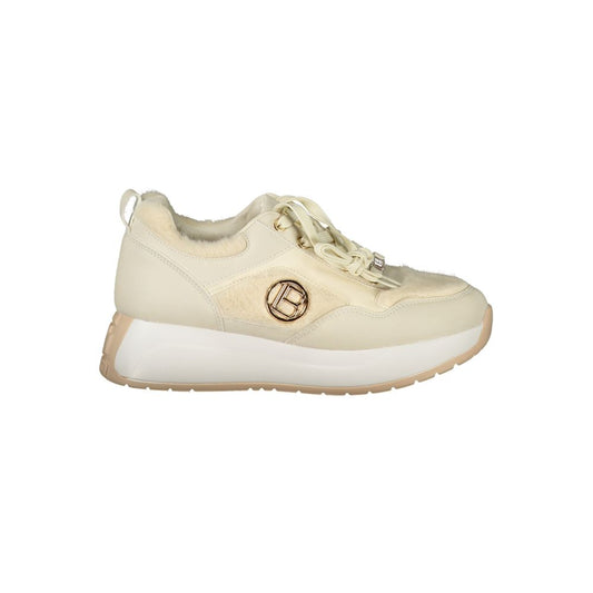 Beige polyethylen-sneaker