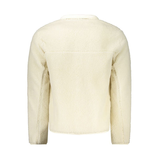 White Polyester Men Jacket
