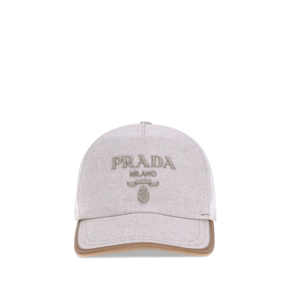 Beige Cotton Cap (Baseball Hat)