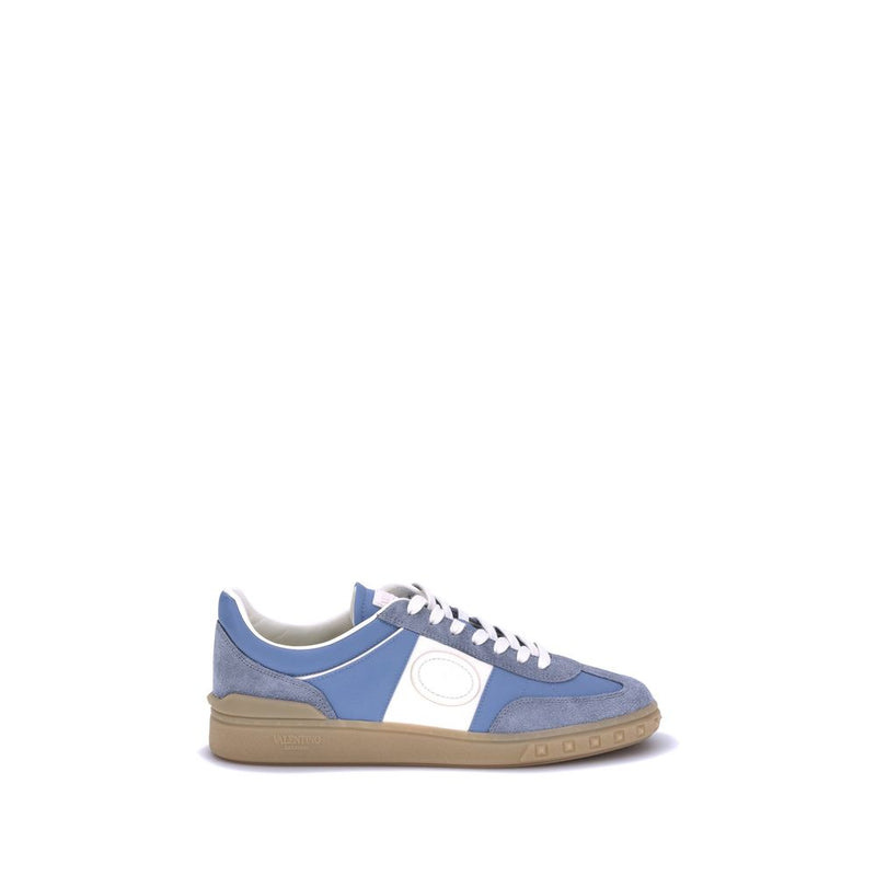 Light Blue Rubber Low Top Sneakers