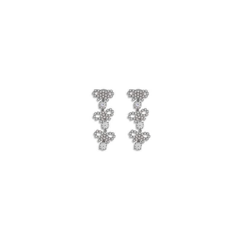 Silver Metal Earrings