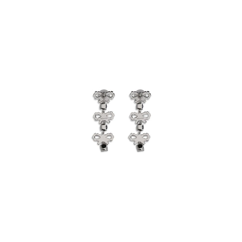 Silver Metal Earrings