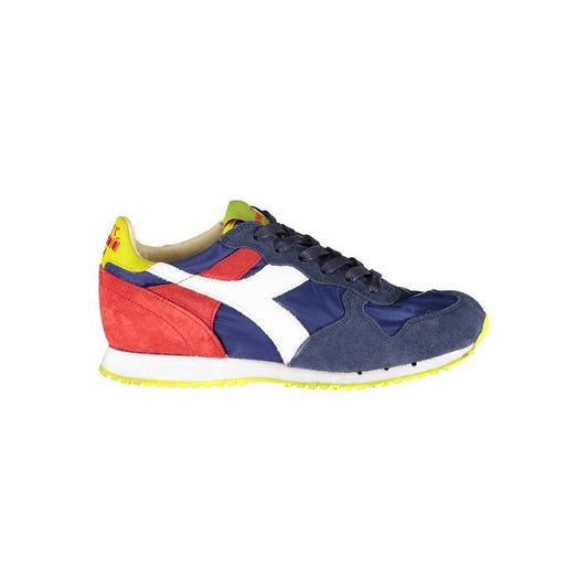 Blå stof sneaker
