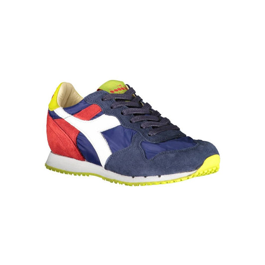 Blå stof sneaker