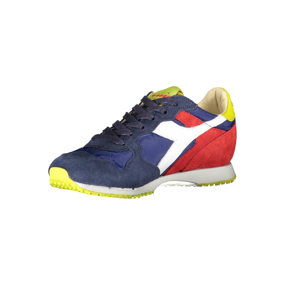 Blå stof sneaker