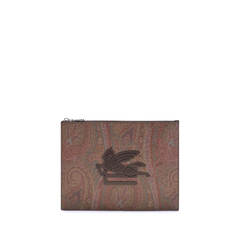 Multicolor Cotton Clutch Bag