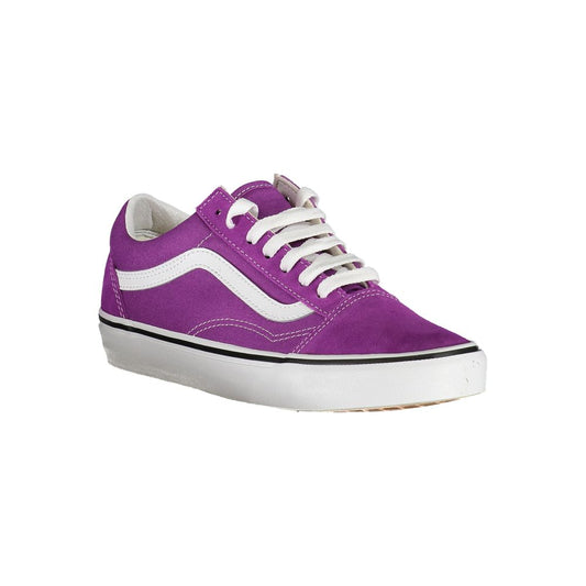 Lilla polyester-sneaker