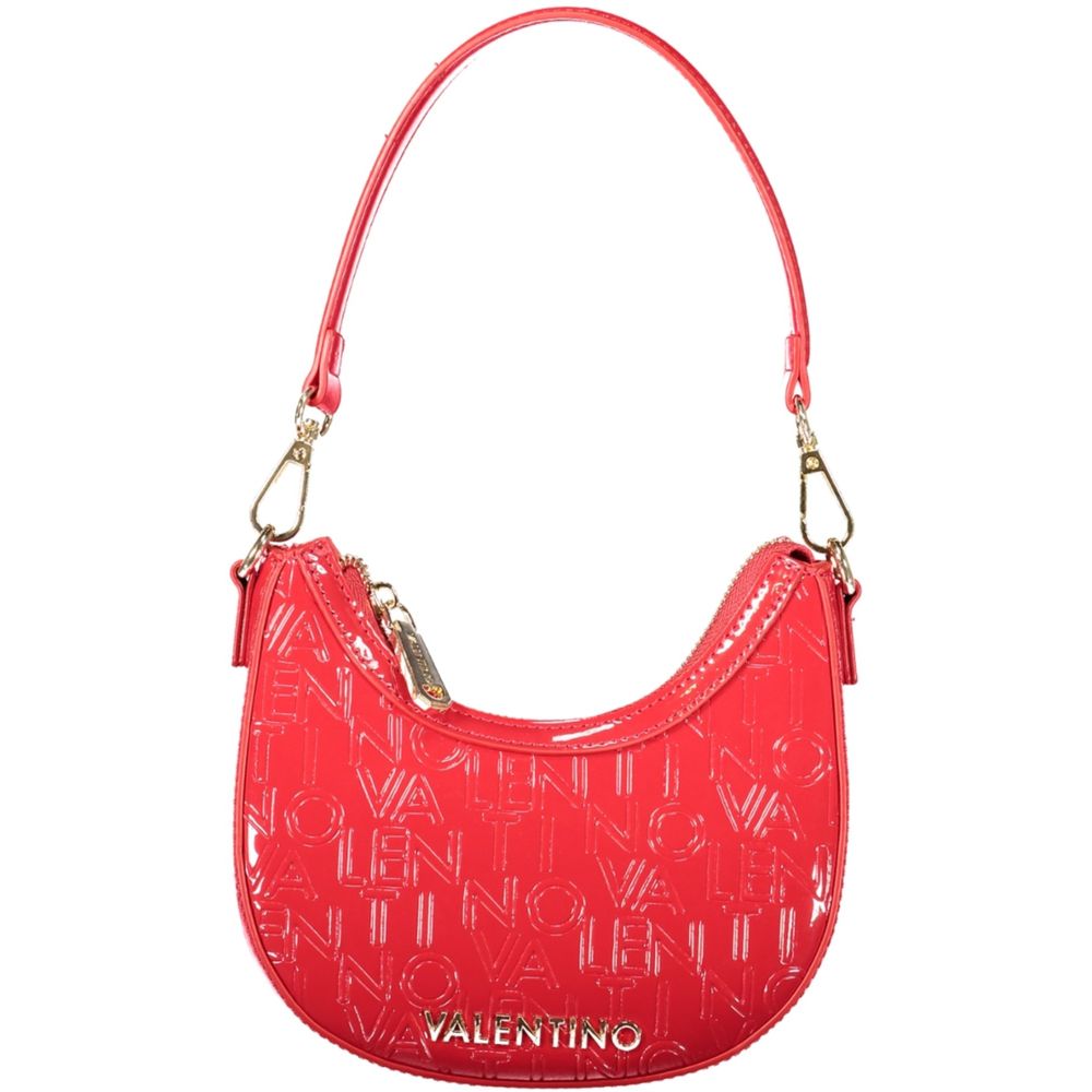 Red Polyethylene Women Handbag