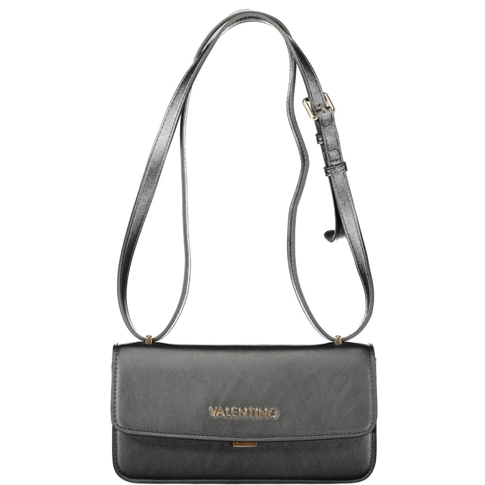 Black Polyethylene Women Handbag