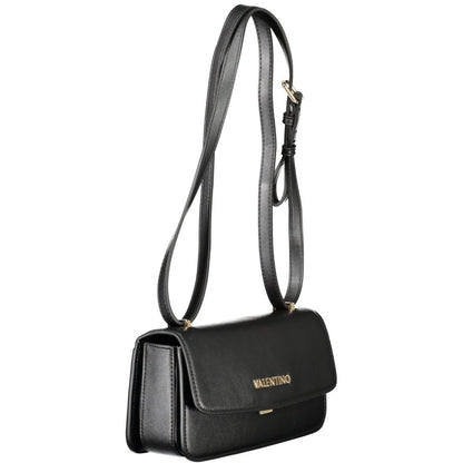 Black Polyethylene Women Handbag