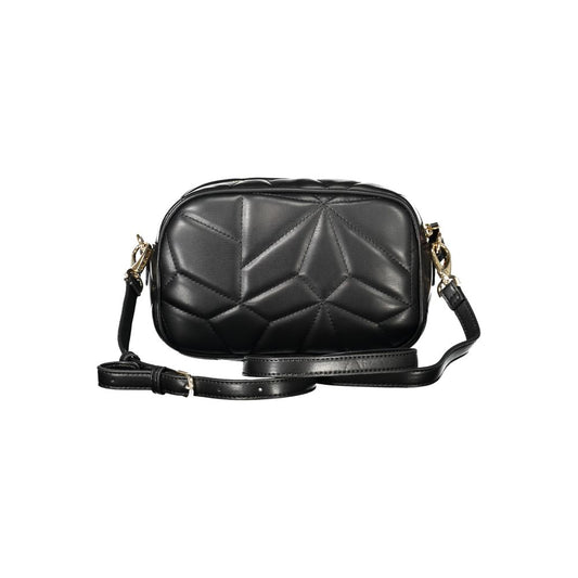Black Polyethylene Women Handbag