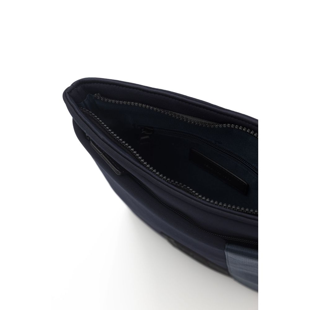 حقيبة كروس بودي نسائية من البوليستر باللون الأزرق