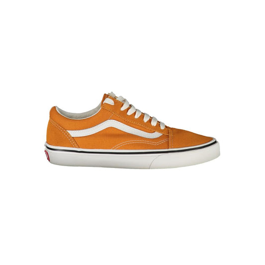 Orange polyester-sneaker