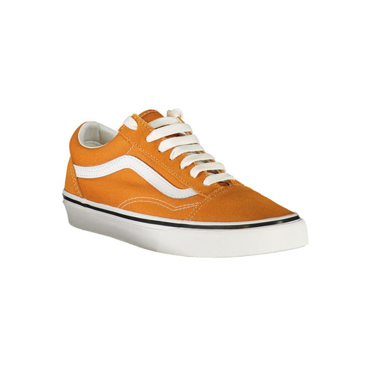 Orange polyester-sneaker