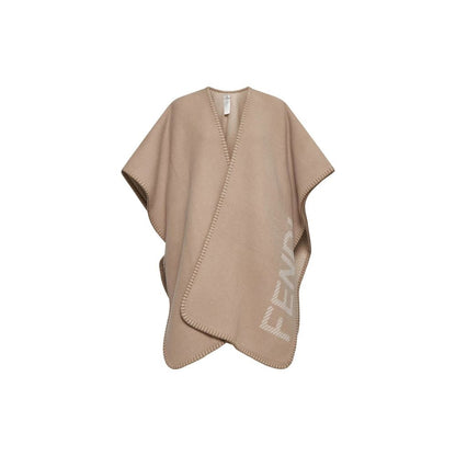Uld- og kashmirponcho