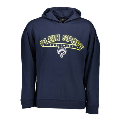 Blue Cotton Men's Sweatshirt