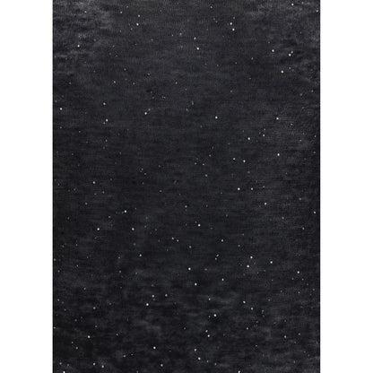 بلوزة بأكمام طويلة وياقة مدورة