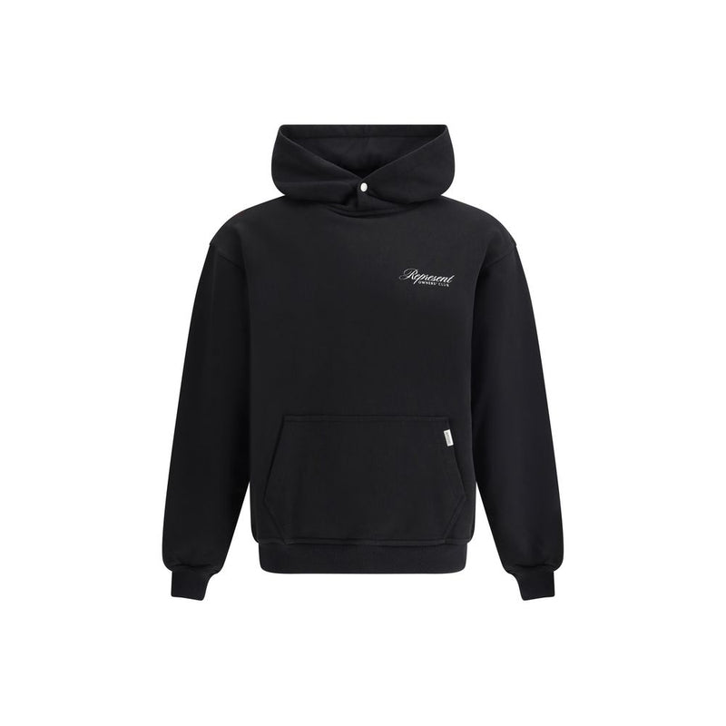 Black Cotton Sweatshirt