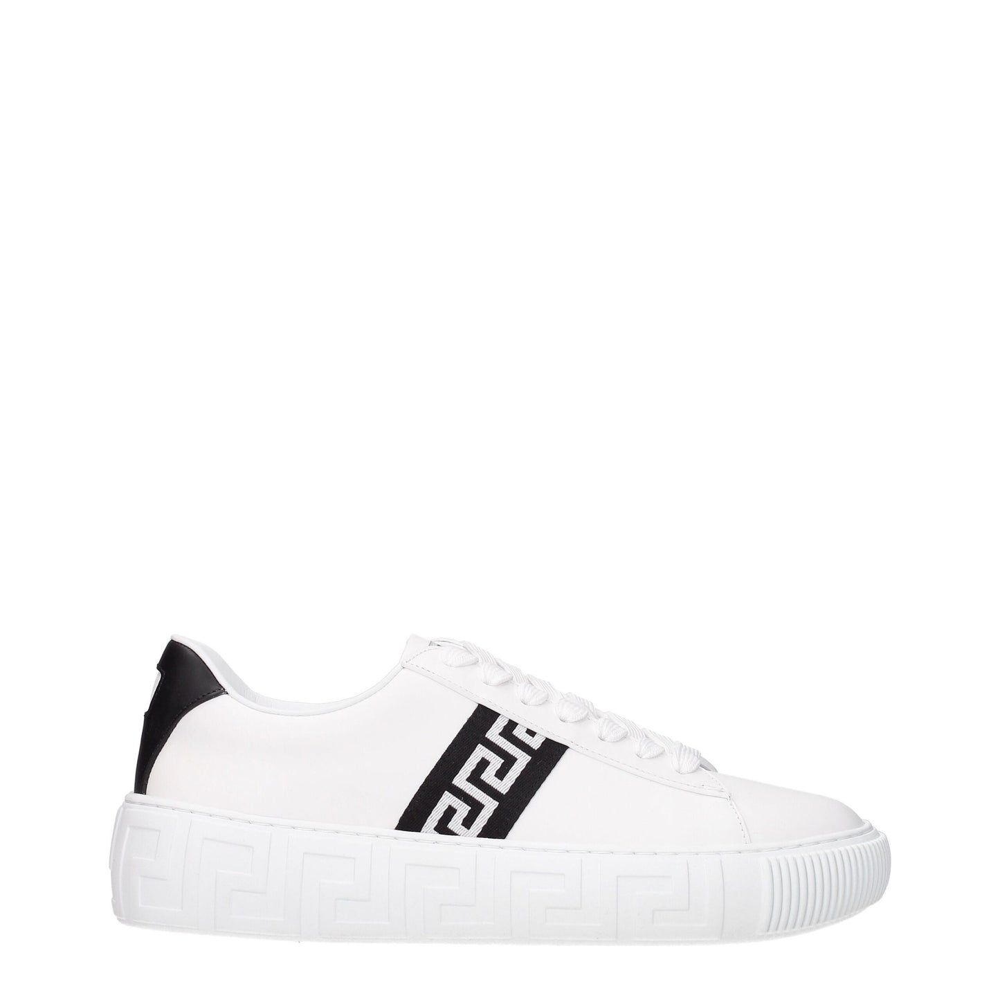 Hvide lædersneakers