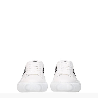 Hvide lædersneakers