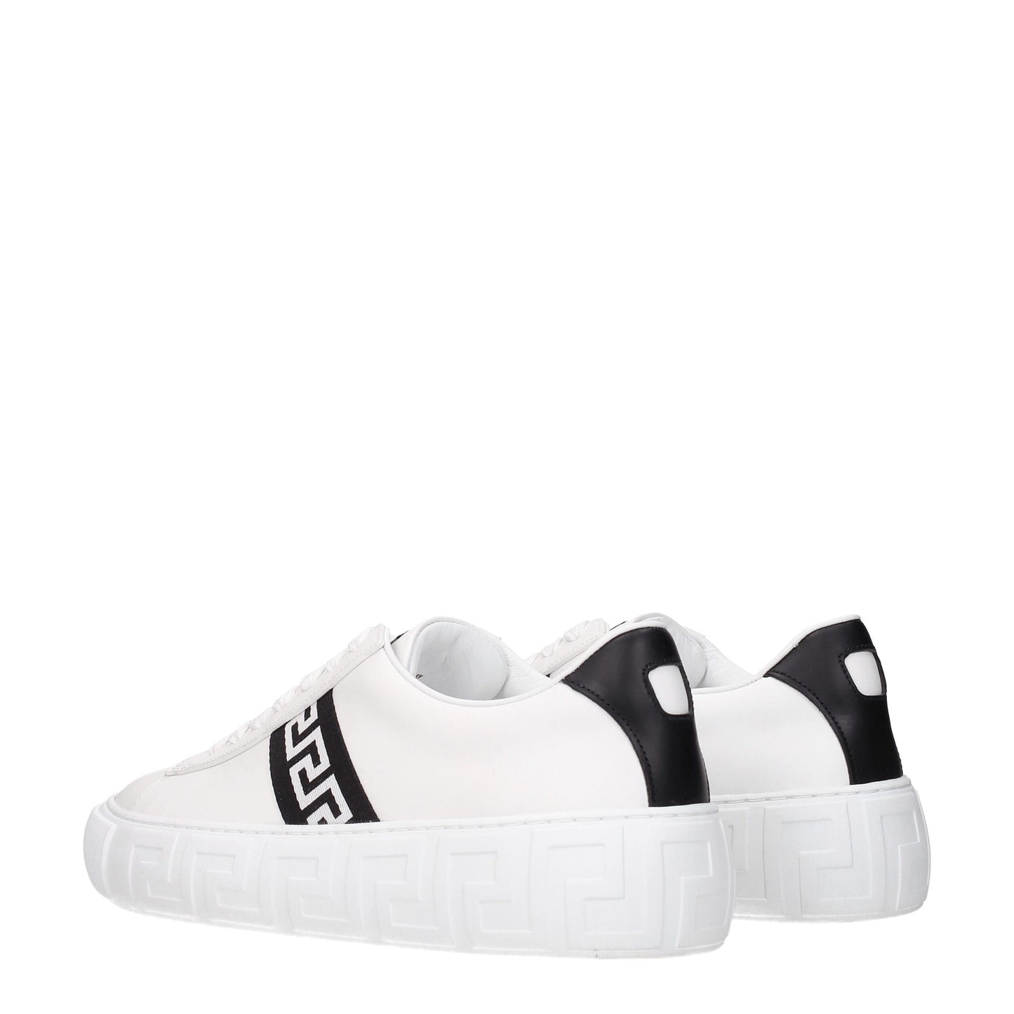Hvide lædersneakers
