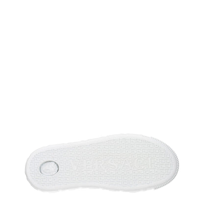 Hvide lædersneakers