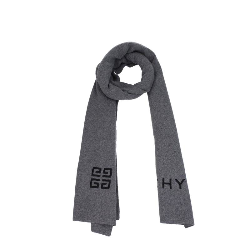 Gray Wool Scarf