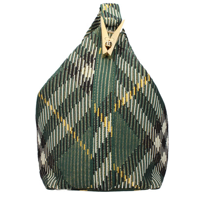 Green Fabric Handbag