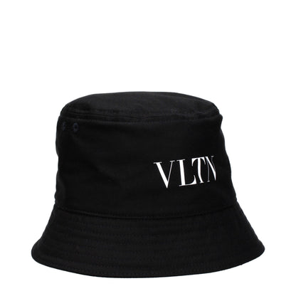 Black Cotton Bucket Hat