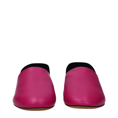 Pink Leather Sandals