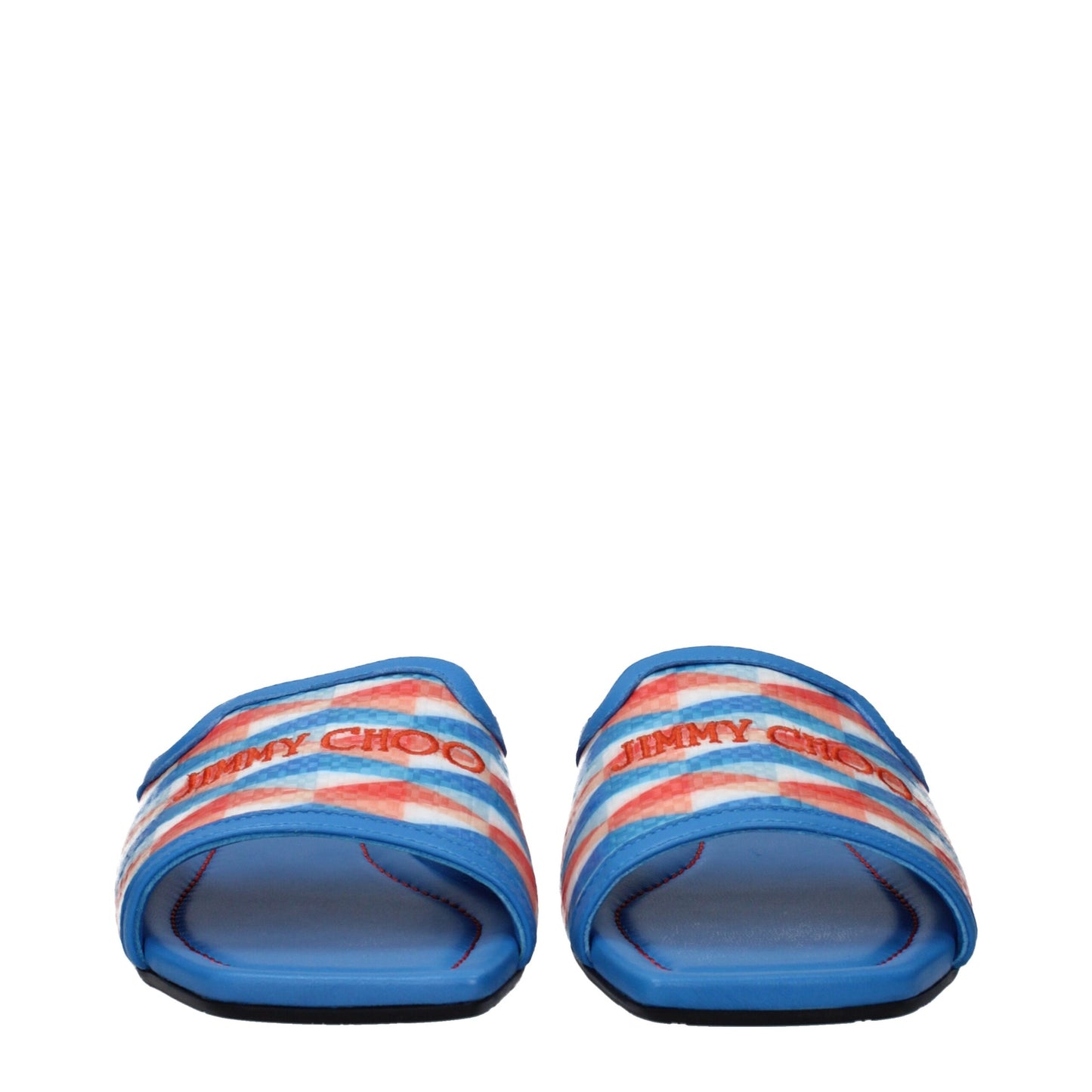 Light Blue Fabric Slippers