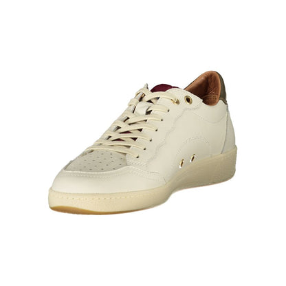 White Polyester Sneaker