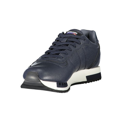 Blue Polyester Sneaker