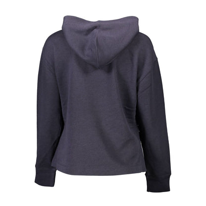 Blue Cotton Women's Sweatshirt