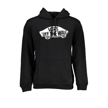 Black Cotton Men Sweater