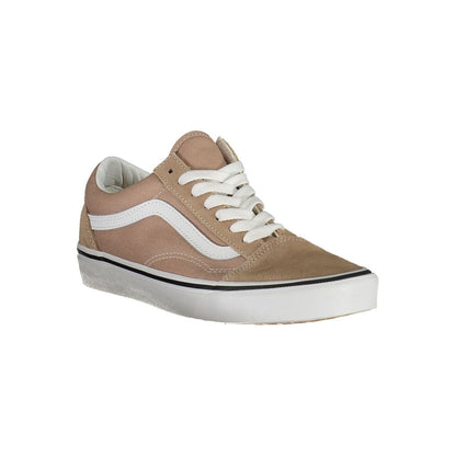Beige Polyester Sneaker