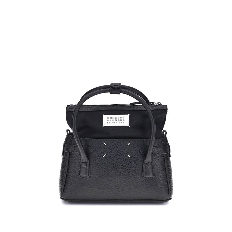 Black Calf Leather Bos Taurus Handbag