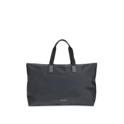 Black Polyester Shoulder Bag