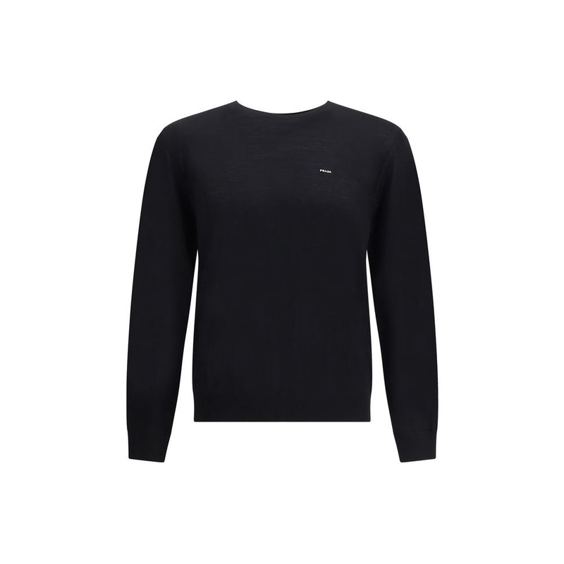 Black Fleece Wool Sweatshirt