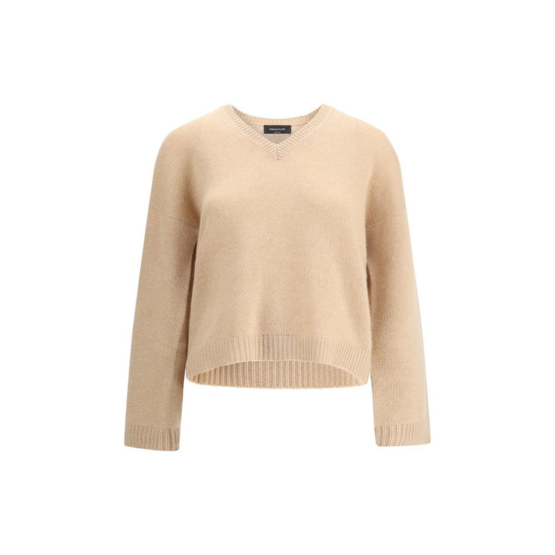 Beige Cashmere Cashmere Sweater