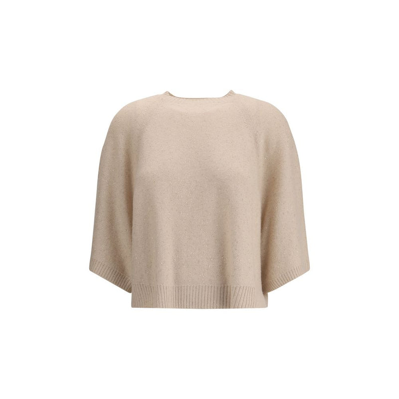 Beige Fleece Wool Sweatshirt