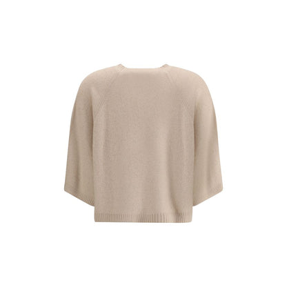 Beige Fleece Wool Sweatshirt