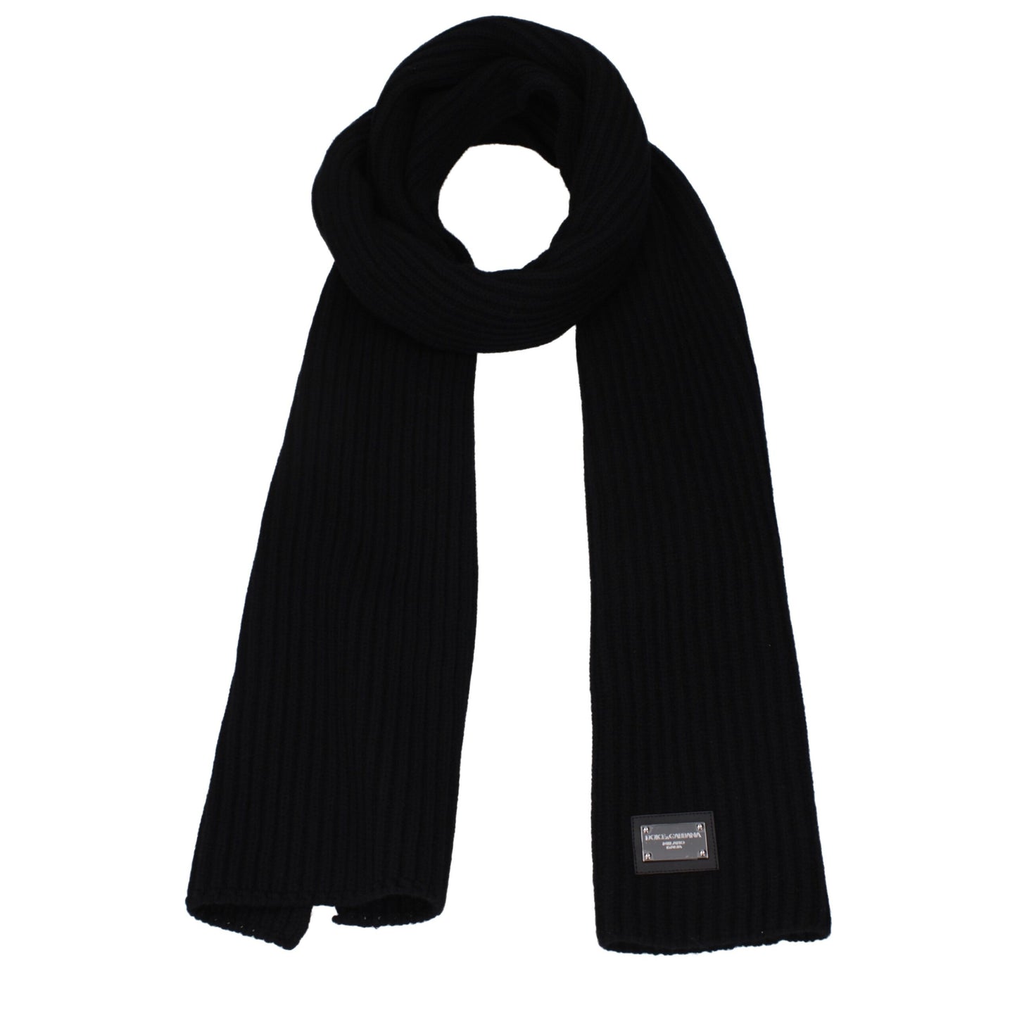 Black Wool Scarf