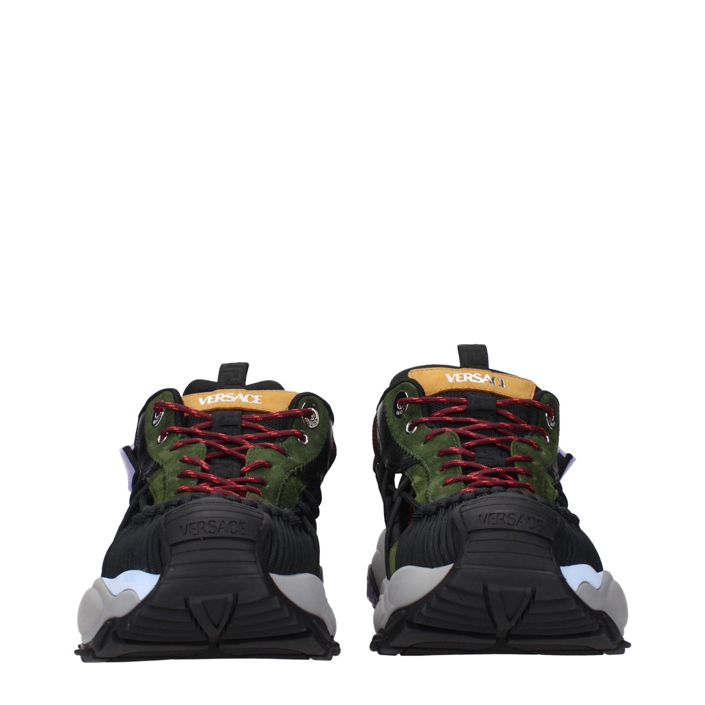 Multicolor Leather Athletic Sneakers