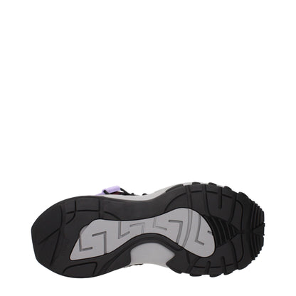 Multicolor Leather Athletic Sneakers