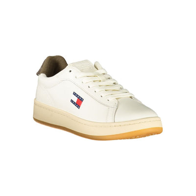 White Leather Women Sneaker