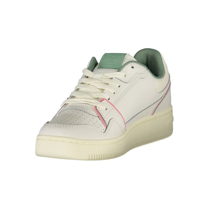 White Leather Women Sneaker