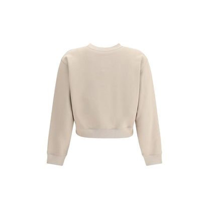 Beige Cotton Sweatshirt