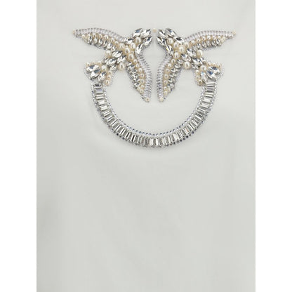 تي شيرت مطرز بشعار